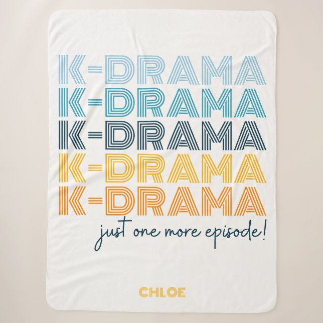 Modernes koreanisches Drama sieht Blanket Große Sh Sherpadecke (Vorderseite)