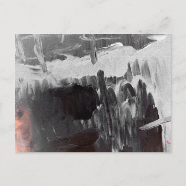 Modernes kreatives Abstrakt Postkarte (Vorderseite)