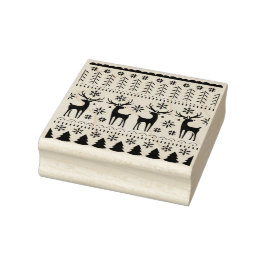 Modernes Kunsthistorisches Rentier Gummistempel