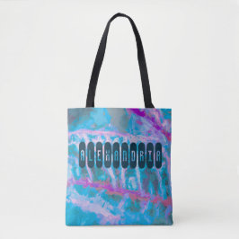 Modernes Künstlerisches Blaurosa Wasserfarben pers Tasche