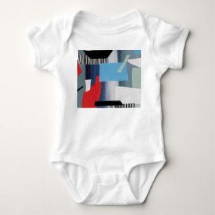 Modernes künstlerisches Design Baby Strampler