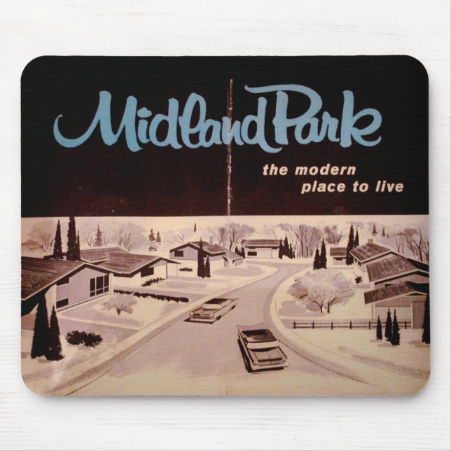Modernes Kunstwerk aus dem Jahr 1958 Mousepad (Vorne)