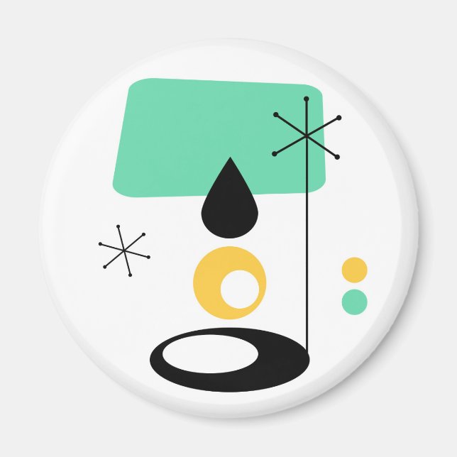 Modernes Lampendesign aus der Mitte des Jahrhunder Magnet (Vorne)