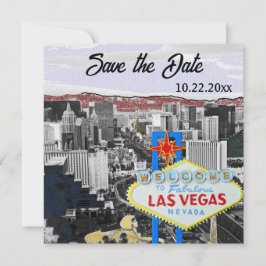 Modernes Las Vegas Save the Date