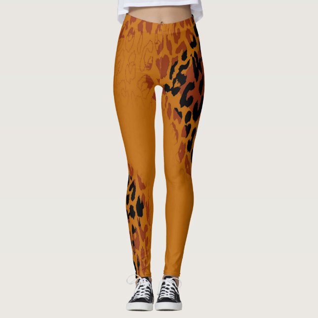 Modernes Leopard-Skin-Muster #29 Leggings (Vorderseite)