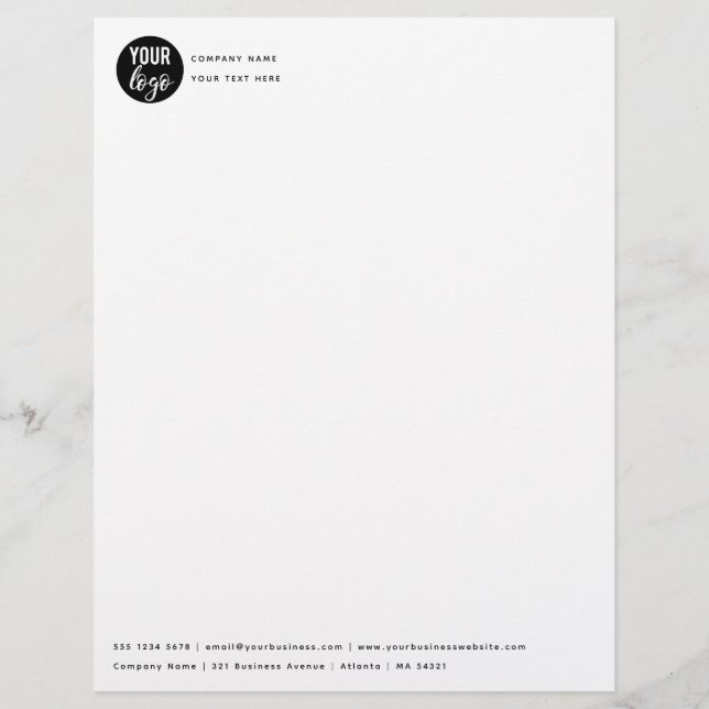 Modernes Letterhead-Design Briefbogen (Vorderseite)