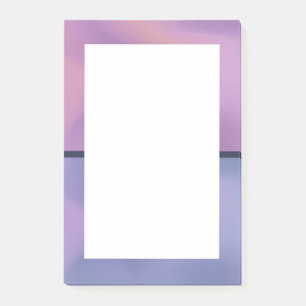 Modernes, Lila-rosa-wirbelndes, abstraktes Design Post-it Klebezettel