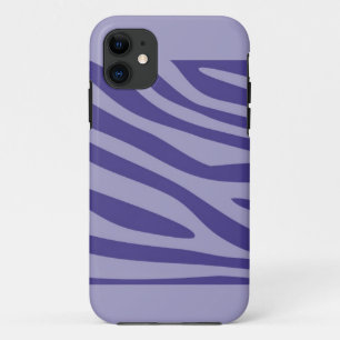Modernes Lila Zebra-Druckmuster Case-Mate iPhone Hülle