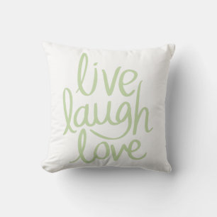 Modernes Live-Liebe Laugh Kissen