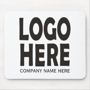 Modernes Logo für das schwarze Unternehmen Mousepad