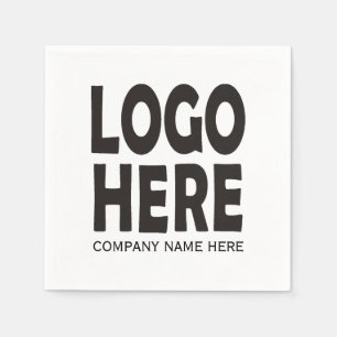 Modernes Logo für das schwarze Unternehmen Serviette