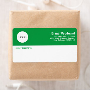 Modernes Logo - Helles Grün und Weiß