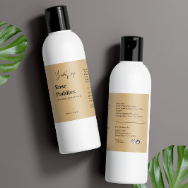 Modernes Logo Kosmetisches Flaschenetiksiegel