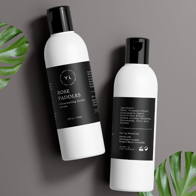 Modernes Logo Kosmetisches Flaschenetiksiegel (Von Creator hochgeladen)