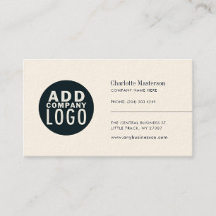 Modernes Logo Minimalistisches Firmenpersonal Visitenkarte