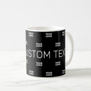 Modernes Logo oder Designmuster mit beliebigem Bil Kaffeetasse