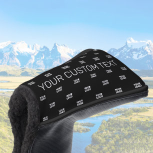 Modernes Logo- oder Designmuster mit jedem Bild Golf Headcover