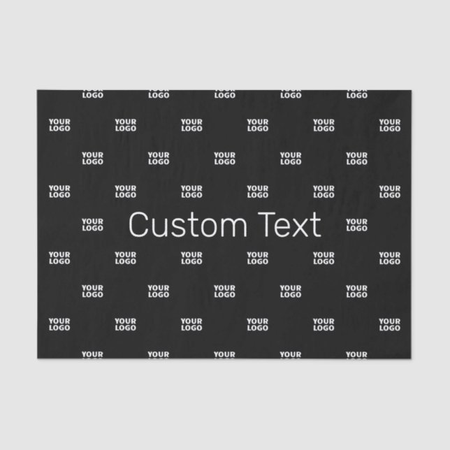 Modernes Logo- oder Designmuster mit jedem Bild Seidenpapier (Vorderseite)