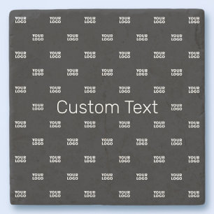 Modernes Logo- oder Designmuster mit jedem Bild Steinuntersetzer