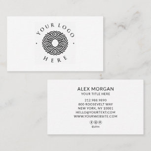 Modernes Logo Professional Visitenkarte
