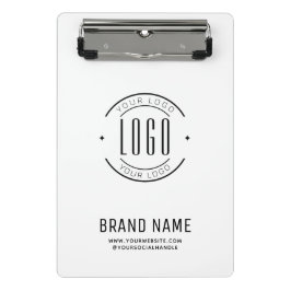 Modernes Logo-Unternehmen Mini Klemmbrett