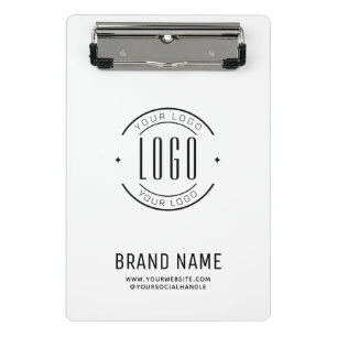 Modernes Logo-Unternehmen Mini Klemmbrett