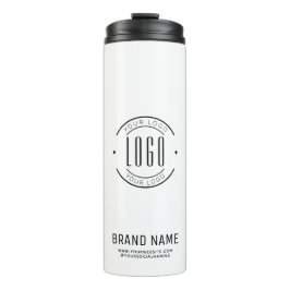 Modernes Logo-Unternehmen Thermosbecher