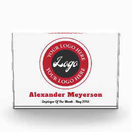 Modernes Logogeschäft Fotoblock