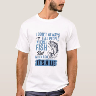 Modernes lustiges Angel-T-Shirt, ich sage niemande T-Shirt