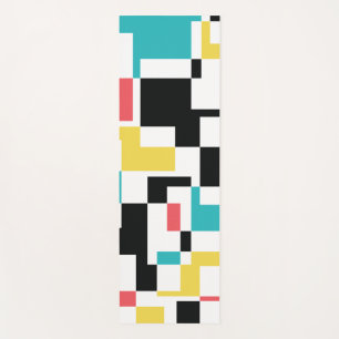 Modernes, lustiges, buntes geometrisches Design Yogamatte