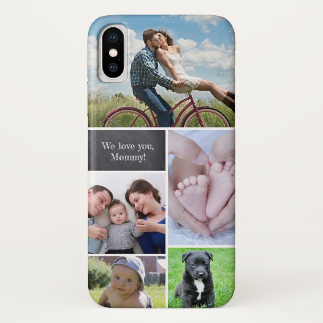 Modernes Mama-Foto-Sammeltelefon Case-Mate iPhone Hülle (Rückseite)
