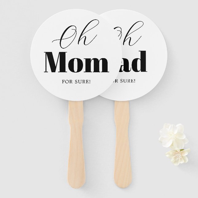 Modernes Mama- oder Vater-Kinderspielgerät Fächer (Vorne und Hinten)