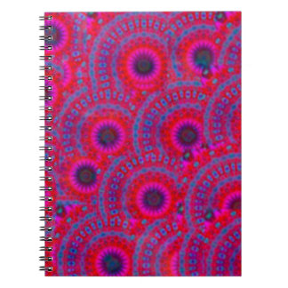 MODERNES MANDALA ROSE FARBE PINK NOTIZBLOCK