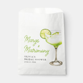 Modernes Margs & Matrimons Cocktail Brautparty Geschenktütchen