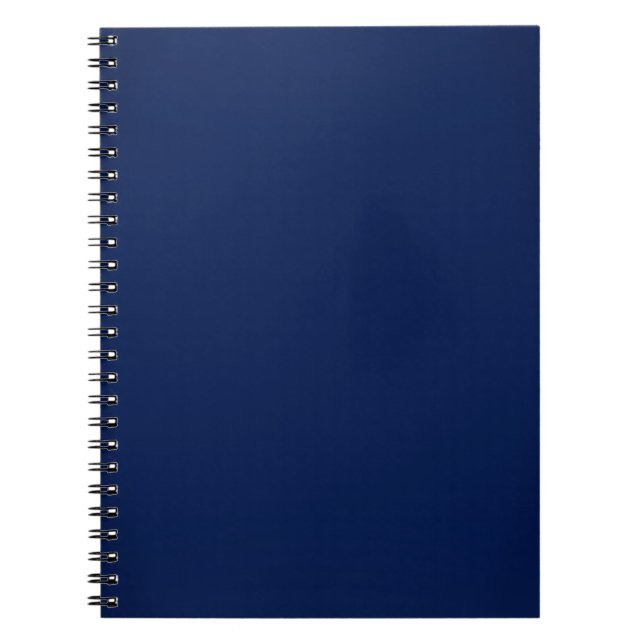 Modernes Marine-Blau kundengerecht Notizblock (Vorderseite)