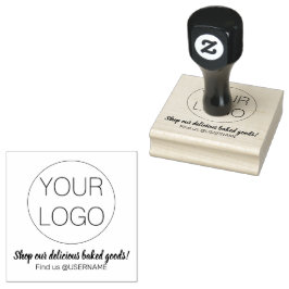 Modernes Marketing zur Förderung kleiner Unternehm Gummistempel