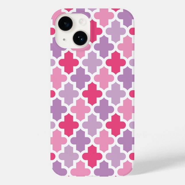 Modernes marokkanisches Muster Case-Mate iPhone Hülle (Rückseite)