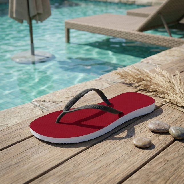 Modernes Maroon  Flip Flops (Von Creator hochgeladen)