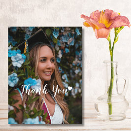 Modernes, maßgeschneidertes Foto, Abschluss Vielen Postkarte