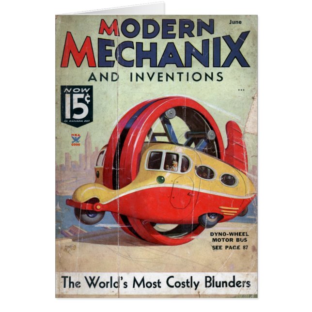 Modernes Mechanix Titelseite (Vorne)