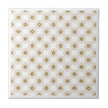 Modernes Medallion-Muster für kleine Goldene Stern Fliese<br><div class="desc">Modernes Design mit kleinen Goldmedaillen auf weißem Hintergrund. Einfaches, sauberes, modernes, nahtloses Design. Erstellen Sie Ihr eigenes benutzerdefiniertes Muster, indem Sie ein neues Bild hochladen, oder wenden Sie sich mit der Schaltfläche "Nachricht" an den Designer, um Hilfe zu erhalten. So erstellen Sie Ihr eigenes gemustertes Design: 1. Wählen Sie diese...</div>