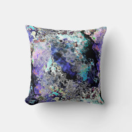 Modernes, mehrfarbiges, industrielles Abstraktes M Kissen