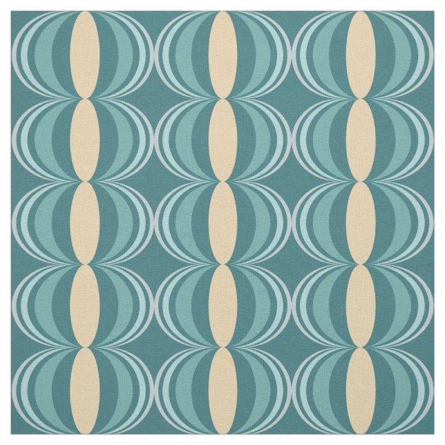 Modernes Melon-Muster aus dem Mittelalter Stoff (Muster)