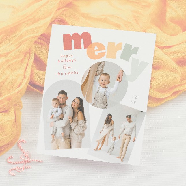 Modernes Merch-Weihnachtsfoto-Collage Budget (Von Creator hochgeladen)