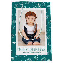 Modernes Merry | AQUAMARIN | FOTO Mittlere Geschenktüte