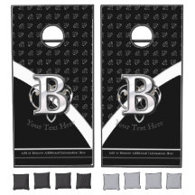 Modernes Metallisches Monogramm (B)