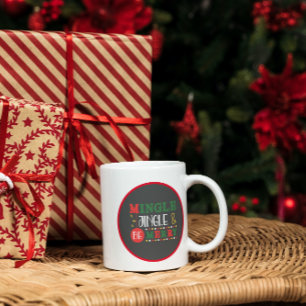 Modernes Mingle & Jingle Ferien Kaffeetasse