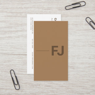 Modernes Minimal benutzerdefiniertes Logo, einfach Visitenkarte