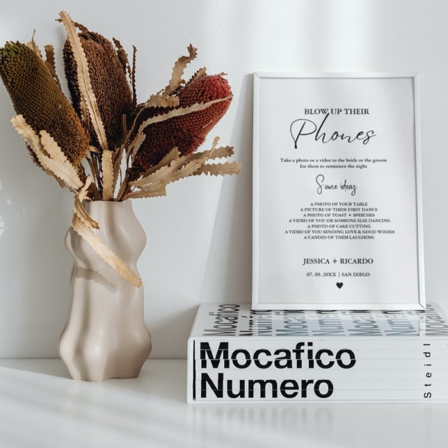 Modernes Minimal Blow-up-Foto Poster (Von Creator hochgeladen)