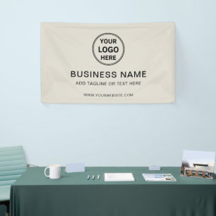 Modernes Minimal-Branding für kundenspezifische Lo Banner